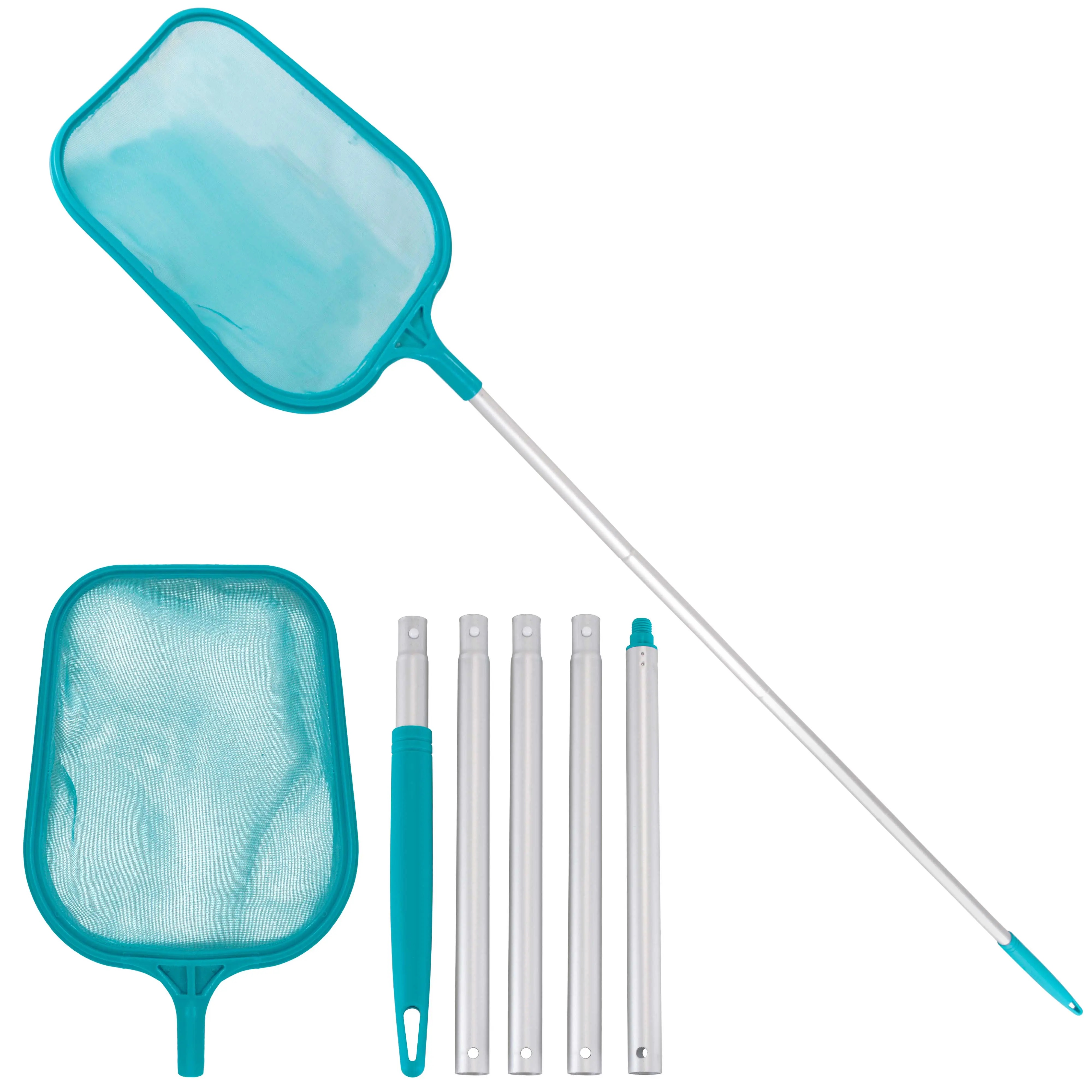 Swimming Pool Leaf Skimmer Net with Aluminum Pole Sections